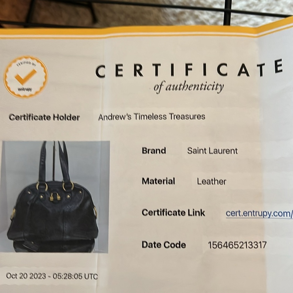 FLASH SALE🔥🔥GORGEOUS &  TIMELESS💗YSL MUSE BAG💗W/COA💗 - Picture 10 of 10